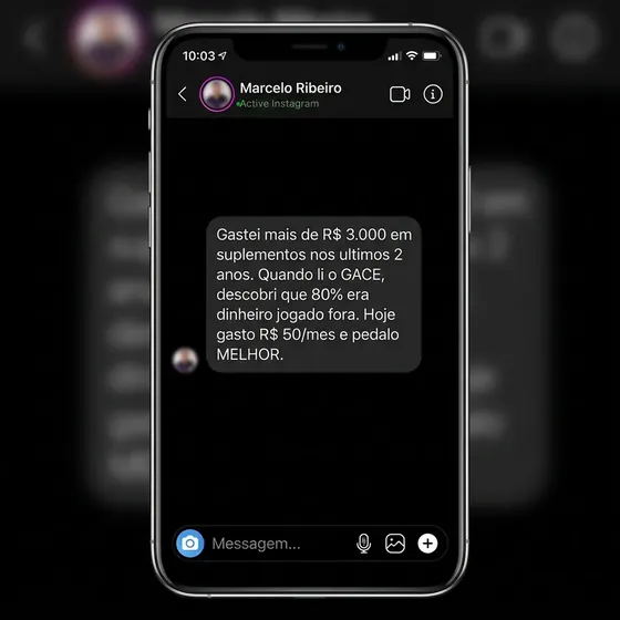 Print Instagram DM - depoimento Marcelo Ribeiro